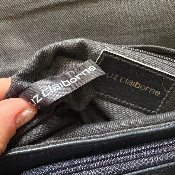 Liz Claiborne Vintage Navy Blue Y2k 90s Phone Holder Bag Crossbody Purse - Picture 6 of 7